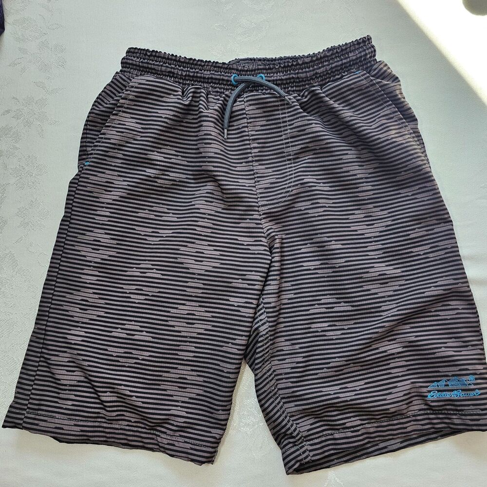 Eddie Bauer Outdoor Boys Shorts w 3 Pockets and Drawstring Waist sz 10/12